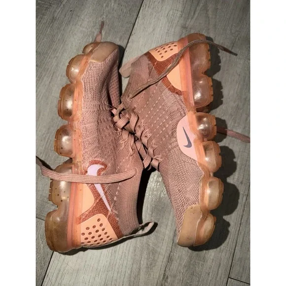 Size 7 - Nike Air VaporMax Flyknit 2 Rust Pink W - Picture 4 of 6